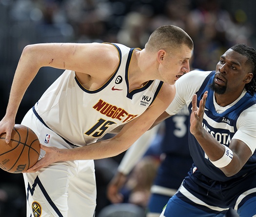 Chiến thắng áp đảo trước Timberwolves, Denver Nuggets độc chiếm ngôi đầu Miền Tây
