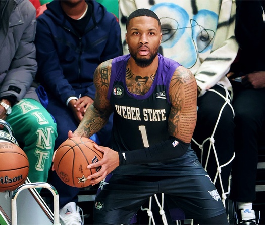 Đằng sau chiếc áo đặc biệt của Damian Lillard, nhà vô địch NBA 3 Point Contest 2023