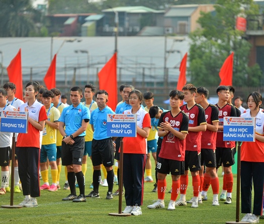 Khai mạc giải bóng đá Thanh Niên Sinh viên Việt Nam khu vực phía Bắc