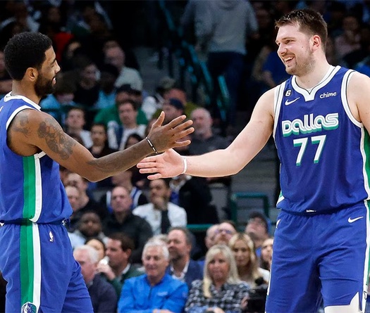 Song sát Kyrie Irving - Luka Doncic làm nên lịch sử, Dallas Mavericks hạ gục Philadelphia
