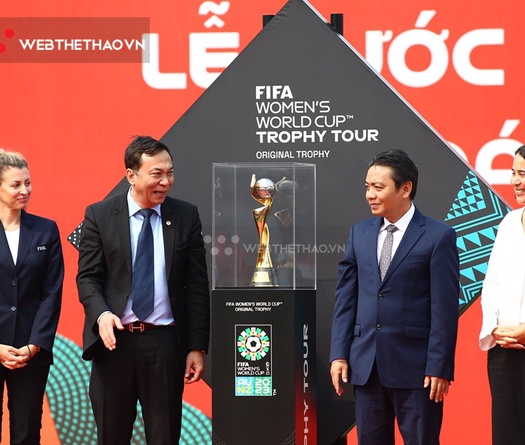 Cúp vàng đến Việt Nam, truyền cảm hứng cho nữ tuyển thủ gây sốc ở World Cup 2023