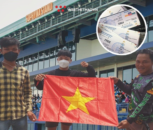 CĐV mua vé “chợ đen” cổ vũ U22 Việt Nam vs U22 Lào cũng không có