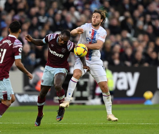 Tỷ lệ kèo trận Crystal Palace vs West Ham, Ngoại hạng Anh, 18h30 ngày 29/4