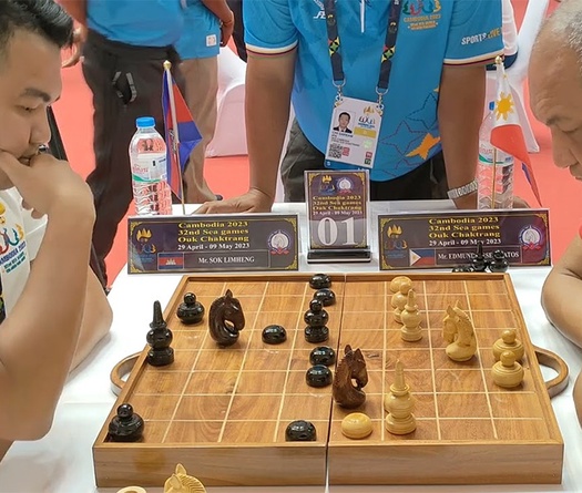 SEA Games 32: VĐV cờ ốc Campuchia đòi bỏ cuộc, được trọng tài xử hòa