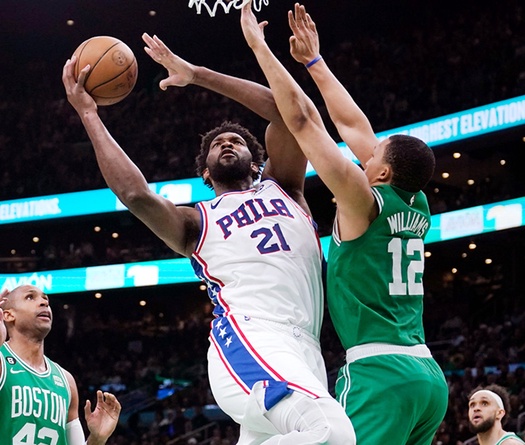 Boston Celtics dội mưa 3 điểm xuống 76ers, phá hỏng màn ra mắt của MVP Joel Embiid