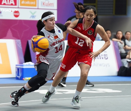 Ngược dòng cảm xúc trước Indonesia, ĐT bóng rổ 3x3 nữ Việt Nam trở lại chung kết