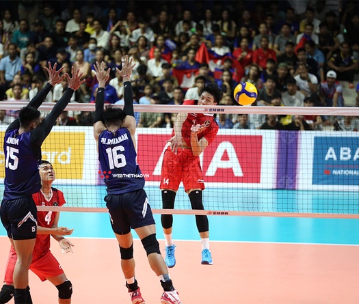 Bóng chuyền nam Indonesia thống trị SEA Games 32 với những thống kê kinh ngạc