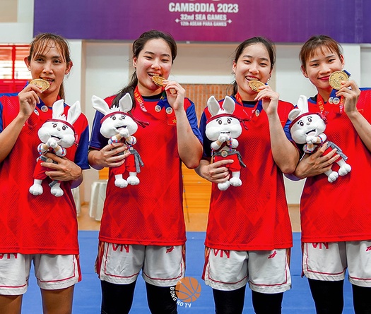 Kết quả bóng rổ 3x3 SEA Games 32: Đội tuyển nữ Việt Nam có huy chương vàng lịch sử