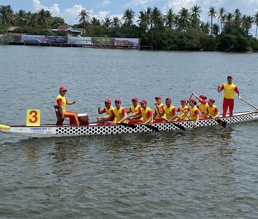 Đua thuyền truyền thống Việt Nam sớm hoàn thành chỉ tiêu tại SEA Games 32