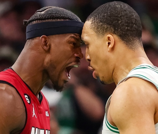 Jimmy Butler cùng Miami bừng tỉnh sau khi bị khích, huỷ diệt Celtics trong 6 phút Game 2