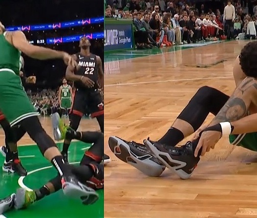 Cú lật cổ chân đau đớn cản bước Jayson Tatum đến NBA Finals 2023
