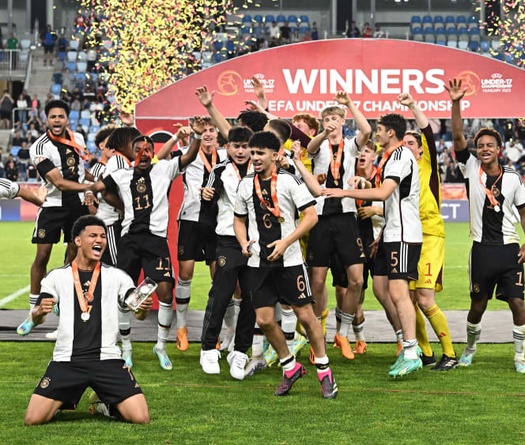 Kết quả giải vô địch U17 châu Âu: Đức lên ngôi sau loạt luân lưu