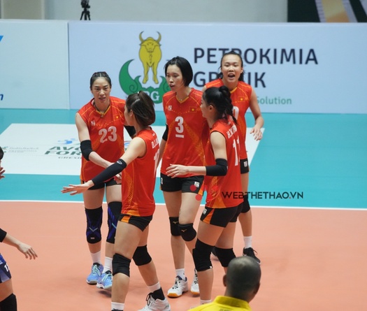 Đội tuyển bóng chuyền nữ trở lại Quảng Ninh tập huấn trước khi sang Pháp