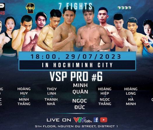 Trực tiếp Boxing VSP Pro 6: Từ khiêu khích đến show diễn nảy lửa