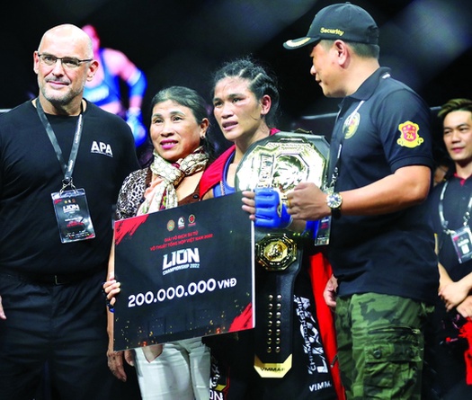 3 nhà vô địch LION Championship đấu giải Vô địch MMA Châu Á
