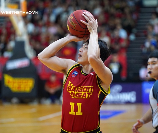 Saigon Heat thắng đậm Warriors trên sân nhà, củng cố vị trí số 1 trên BXH VBA 2023
