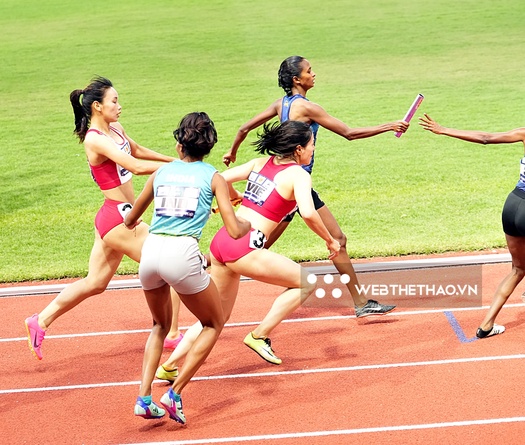 Lộ diện đối thủ tranh chấp huy chương ASIAD 19 với đội hình 4x400m tiếp sức nữ Việt Nam