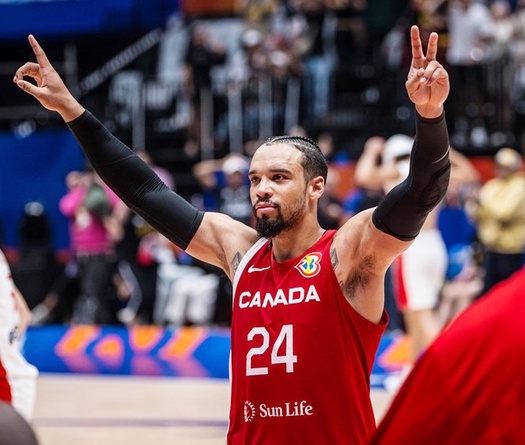 Lọt top 2 đội mạnh nhất Bắc Mỹ, tuyển bóng rổ Canada trở lại Olympic sau 23 năm chờ đợi