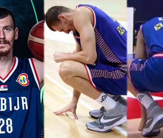 Chấn thương hi hữu tại FIBA World Cup 2023: Cầu thủ Serbia bị cắt thận vì dính cùi chỏ