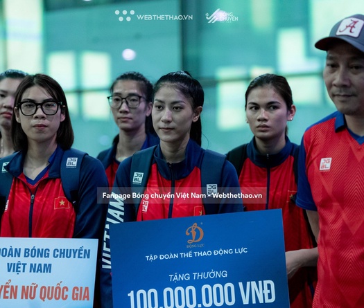 Đội tuyển bóng chuyền nữ Việt Nam nhận thưởng lớn sau thành tích Top 4 châu Á