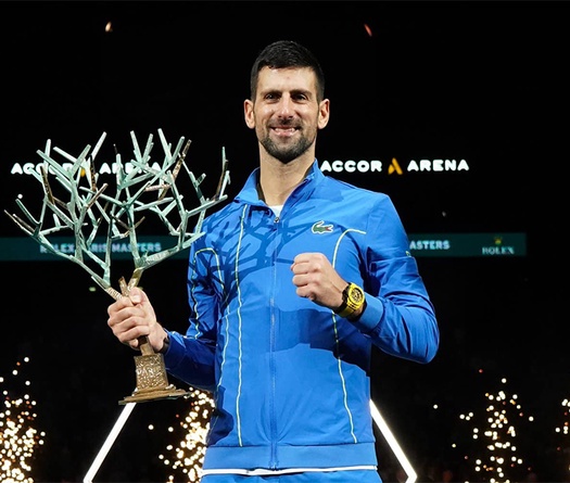 Đại thắng ở Paris Masters 2023, Novak Djokovic chinh phục 40 danh hiệu vô địch ATP 1000
