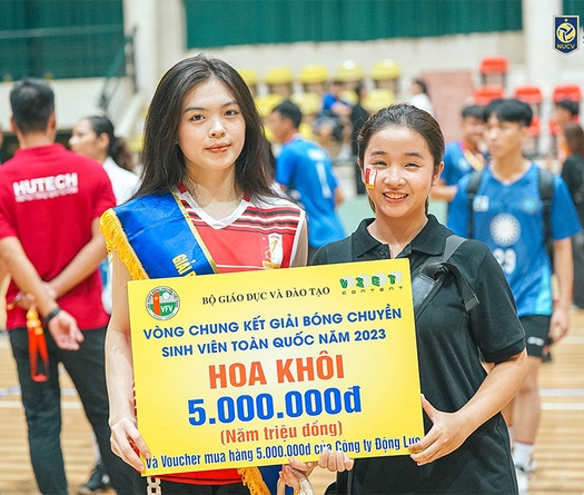 Chủ nhân của danh hiệu "Hoa khôi Giải Bóng Chuyền Sinh Viên Toàn Quốc 2023" là ai?