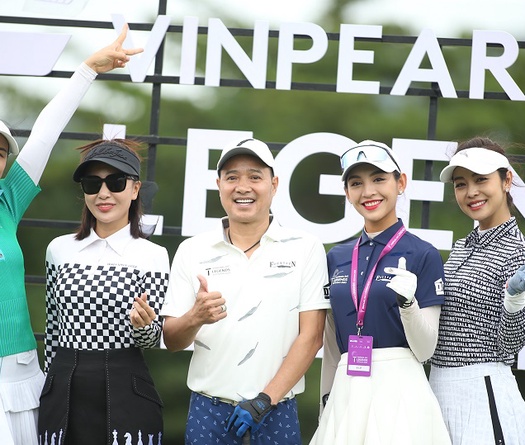 Huyền My, Jennifer Phạm khoe sắc ở giải golf huyền thoại