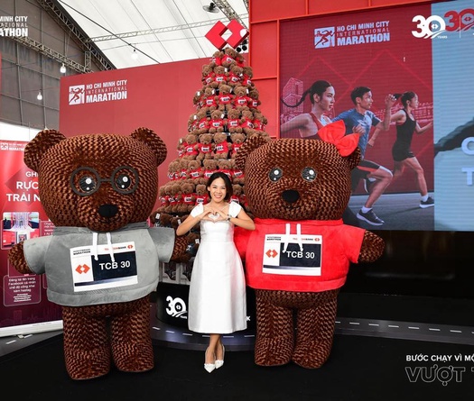 Những hoạt động của Techcombank được chờ đón ở làng marathon mùa 6 tại TP.Hồ Chí Minh