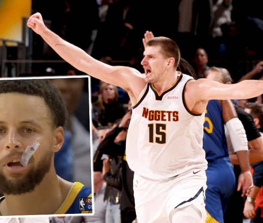 Nikola Jokic ném game-winner từ giữa sân: Stephen Curry “đứng hình", Warriors thua ngược dòng 18 điểm