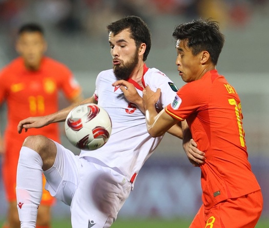 Trung Quốc hòa hú vía tân binh Tajikistan ở trận ra quân Asian Cup 2023