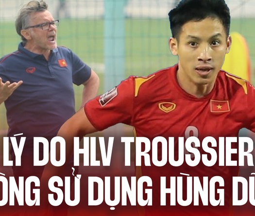 Hé lộ lý do HLV Troussier không sử dụng Đỗ Hùng Dũng ở trận thua Indonesia!