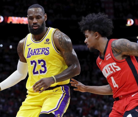 Thua bạc nhược đội bóng trẻ Houston Rockets, Los Angeles Lakers bỏ lỡ thời cơ bứt phá