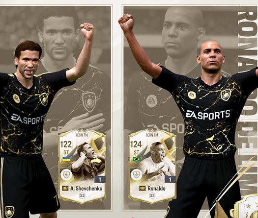 Chỉ số 2 ICON TM Ronaldo và Shevchenko trong FC Online