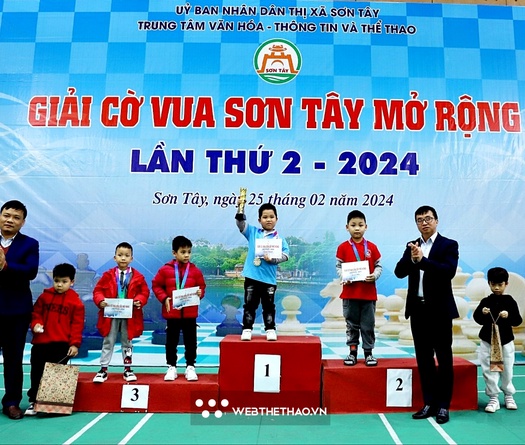 Giải Cờ vua Sơn Tây mở rộng lần II thu hút số VĐV kỷ lục, áp dụng tính hệ số elo quốc tế