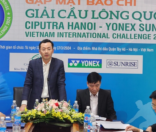 310 vận động viên tranh tài tại giải Cầu lông Quốc tế Ciputra Hanoi - Yonex Sunrise 2024