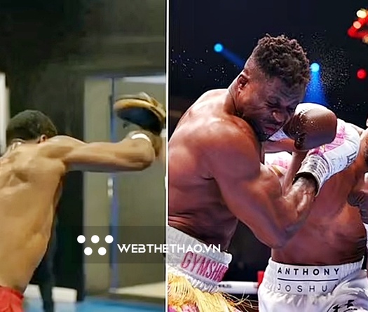 Anthony Joshua đấm knock-out Francis Ngannou với "đòn đánh" được biết trước