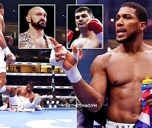 Anthony Joshua sẽ tranh đai sau khi đấm knock-out Francis Ngannou