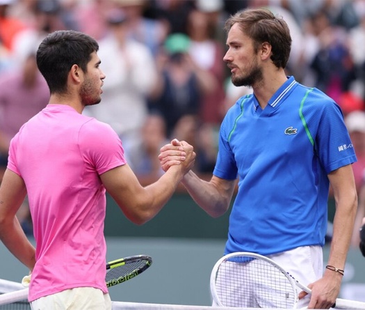 Lịch thi đấu chung kết Indian Wells 2024: Alcaraz vs Medvedev