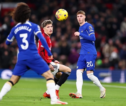 Đội hình dự kiến Chelsea vs MU: Palmer đụng độ Garnacho