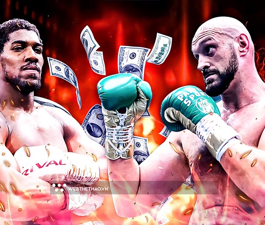Hé lộ mức thù lao cao nhất lịch sử khi Tyson Fury so găng Anthony Joshua