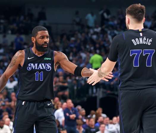 Kyrie Irving rực sáng cùng Luka Doncic, loại LA Clippers khỏi NBA Playoffs 2024