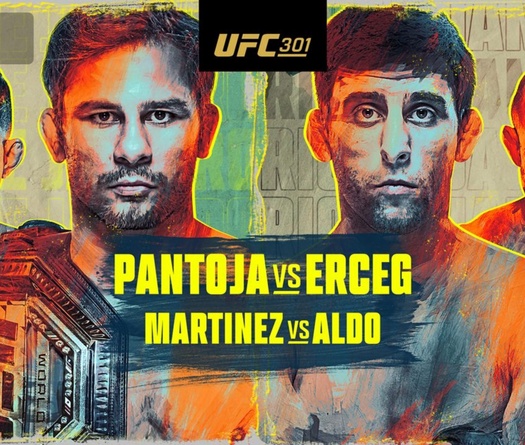 Trực tiếp UFC 301: Alexandre Pantoja vs. Steve Erceg