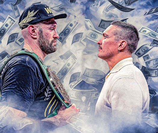 Tyson Fury "đánh bại" Usyk trên BXH Forbes trước ngày so găng kinh điển