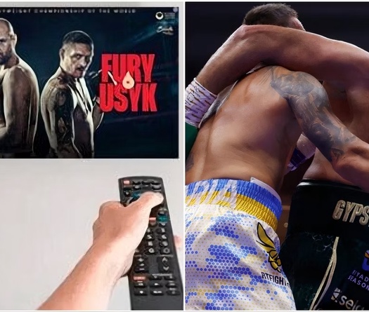 Sốc: 20 triệu người "xem lậu" trận so găng kinh điển Tyson Fury vs Usyk!