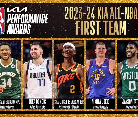 Đội hình tiêu biểu All-NBA mùa giải 2023-24: Jokic, Doncic và dàn sao quốc tế thống trị NBA