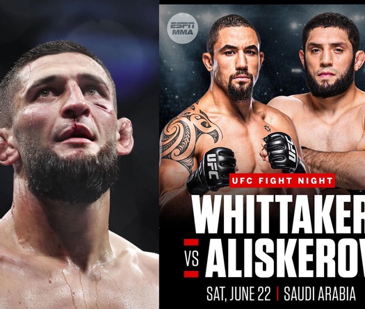 Khamzat Chimaev bệnh nặng, Ikram Aliskerov chớp cơ hội đấu Robert Whittaker