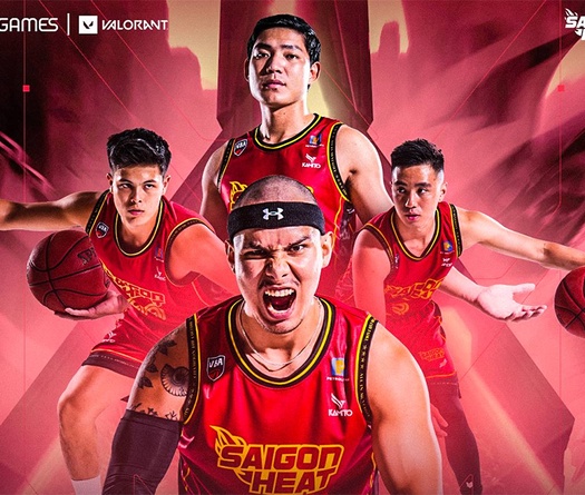 Saigon Heat và nhà phát hành VNGGames VALORANT hợp tác tại mùa Giải VBA 2024