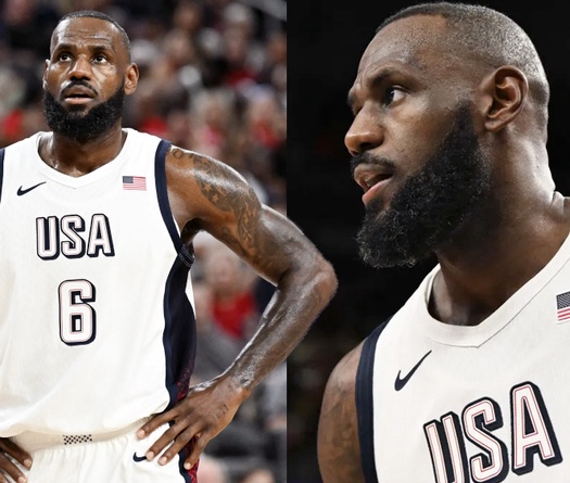Olympic Paris 2024 sẽ là lần cuối cùng LeBron James khoác áo đội tuyển Mỹ?