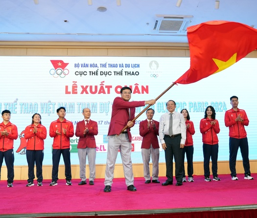 Đoàn Thể thao Việt Nam xuất quân dự Olympic Paris 2024 quyết tâm xóa "vùng trắng huy chương"