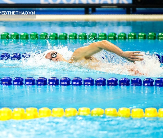 Ngạc nhiên với thông số hơn 8 phút của Huy Hoàng ở 800m bơi lội Olympic 2024